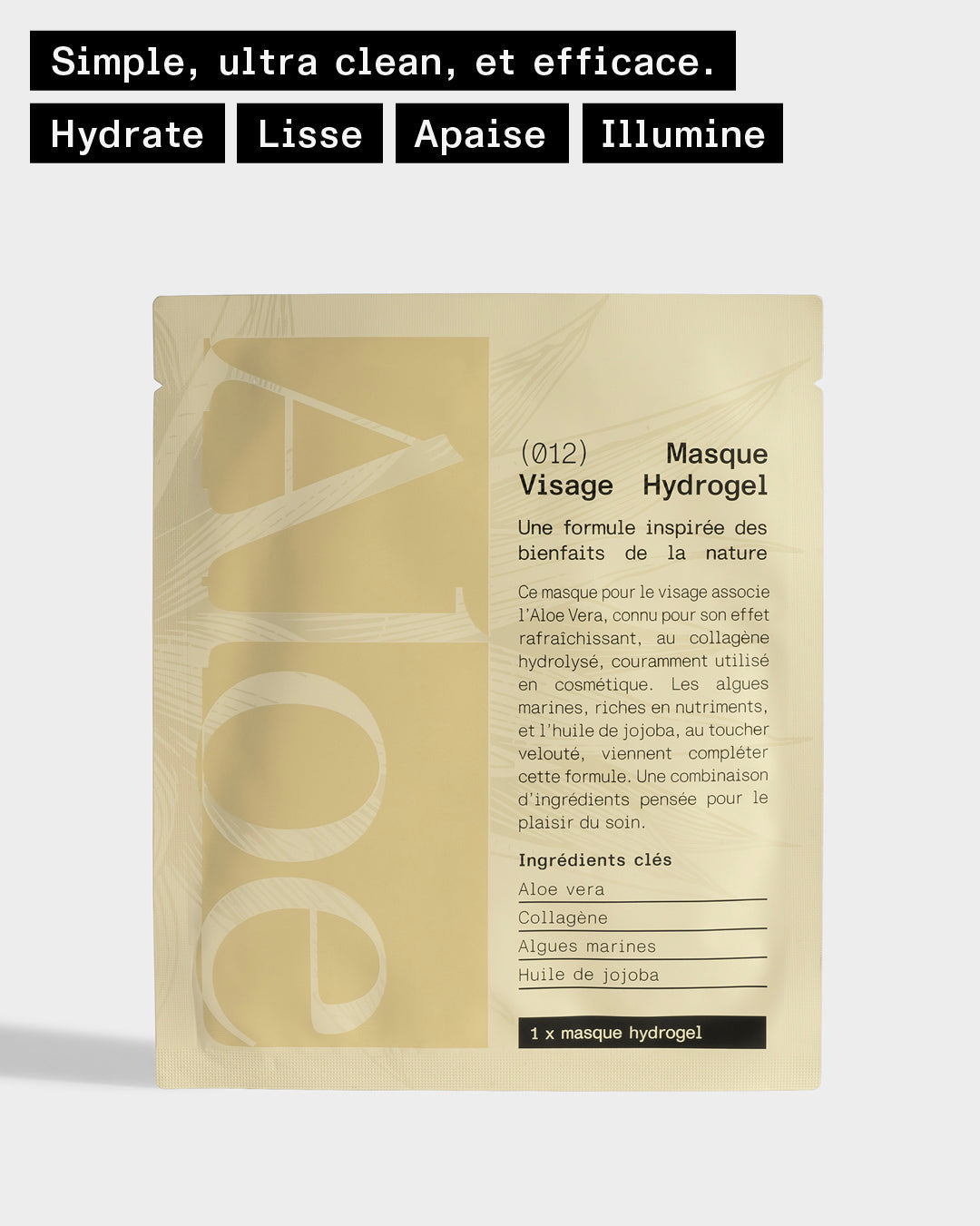 TikTok Shop - Masque Visage Hydrogel