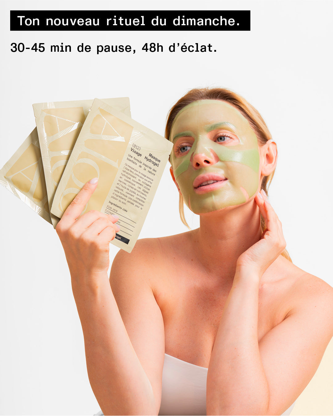 TikTok Shop - Masque Visage Hydrogel