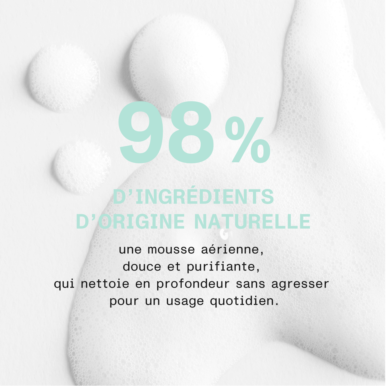Mousse nettoyante